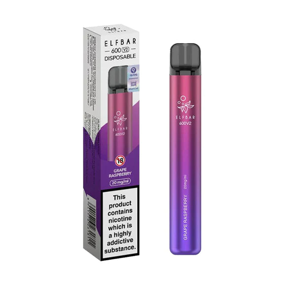 Elf Bar 600 V2 - Grape Raspberry
