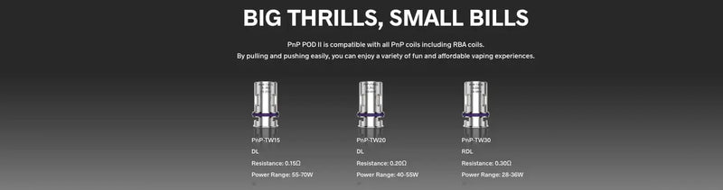 VooPoo PnP-TW Replacement Coils (5 Pack)