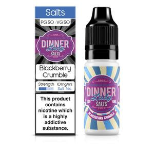 Dinner Lady - Blackberry Crumble Nic Salts 50:50 10ml E-Liquid