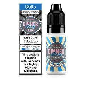 Dinner Lady - Smooth Tobacco Nic Salts 50:50 10ml E-Liquid