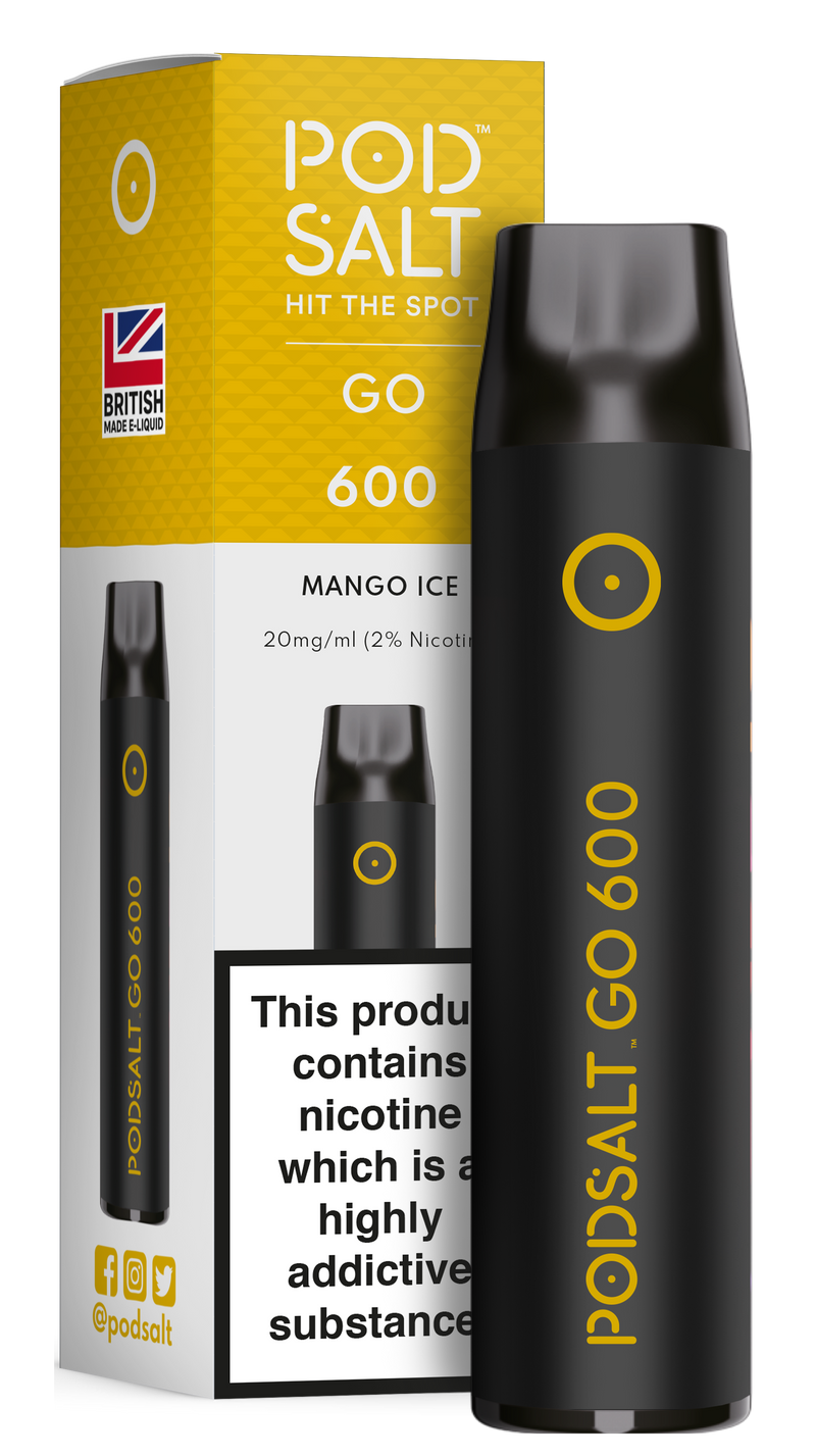 Pod Salt Go 600 Disposable - Mango Ice