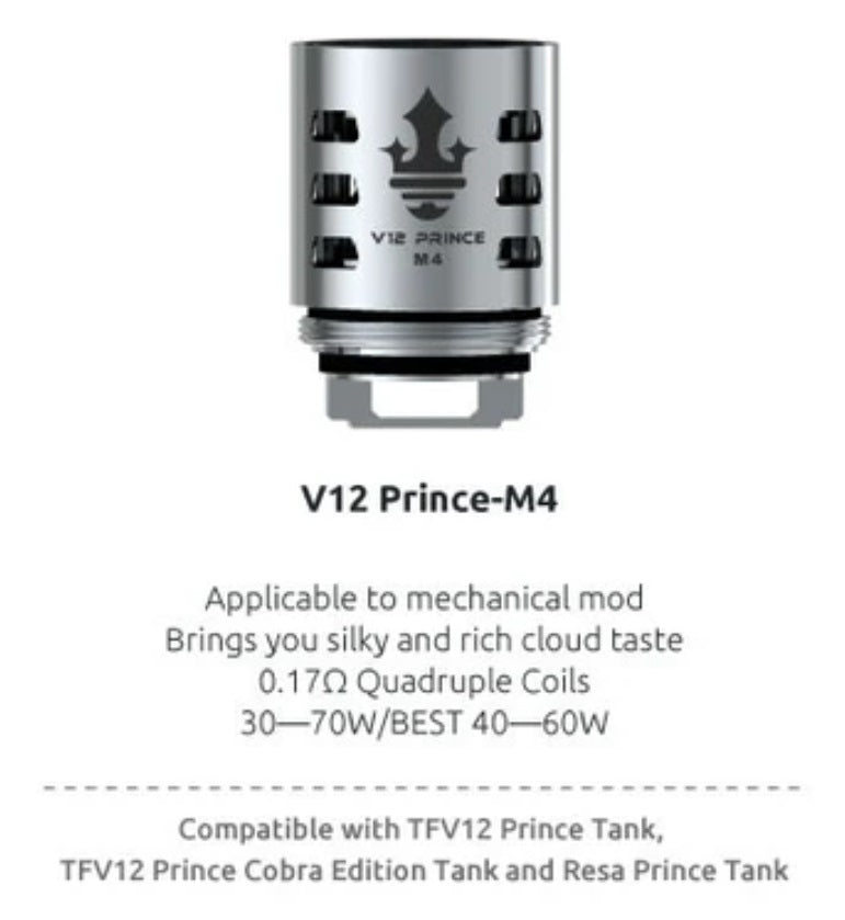 Smok TFV12 Prince Coils – Pack of 3