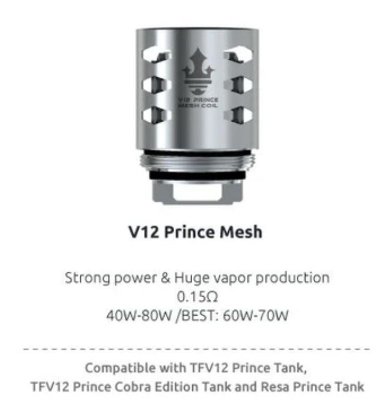 Smok TFV12 Prince Coils – Pack of 3