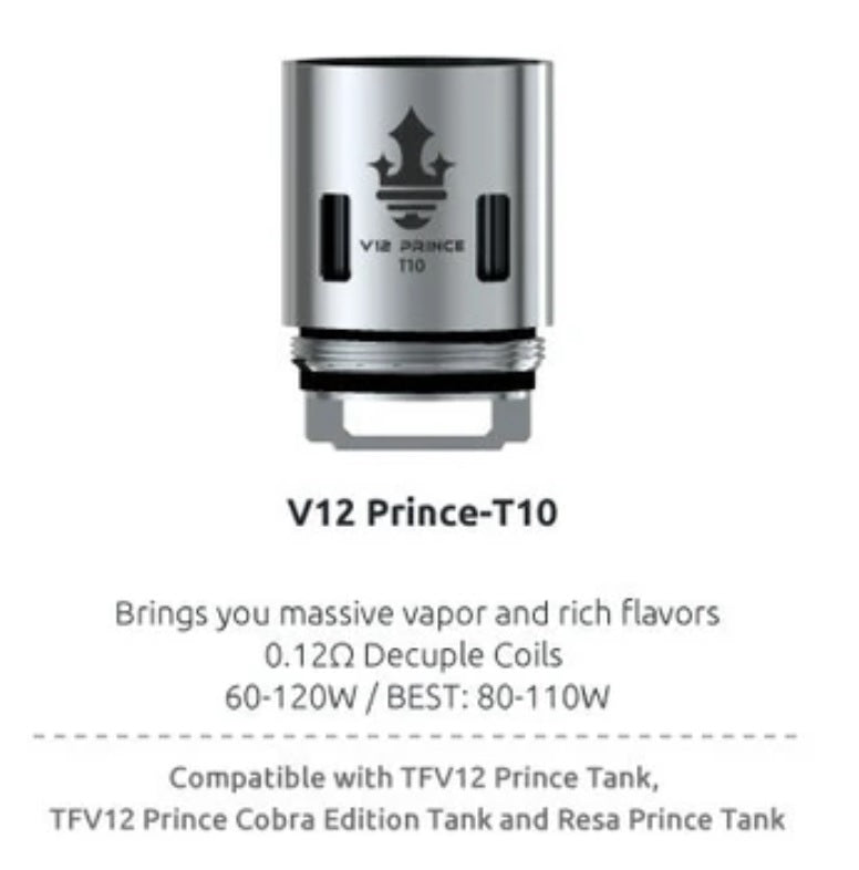 Smok TFV12 Prince Coils – Pack of 3