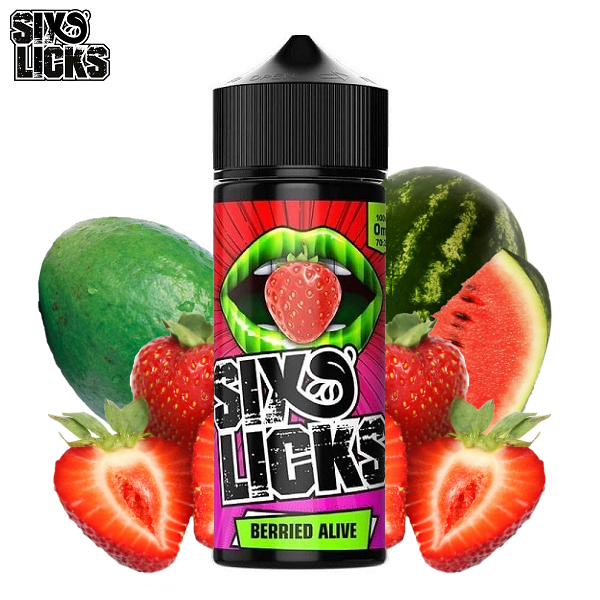 Six Licks Berried Alive E-Liquid Short Fill 100ml