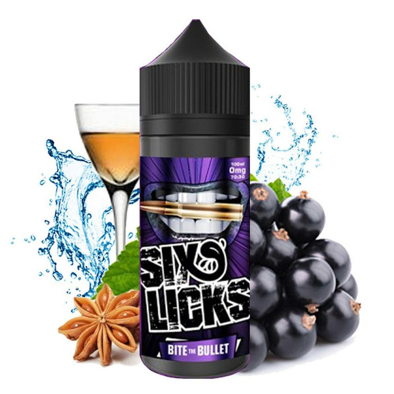 Six Licks Bite the Bullet E-Liquid Short Fill 50ml