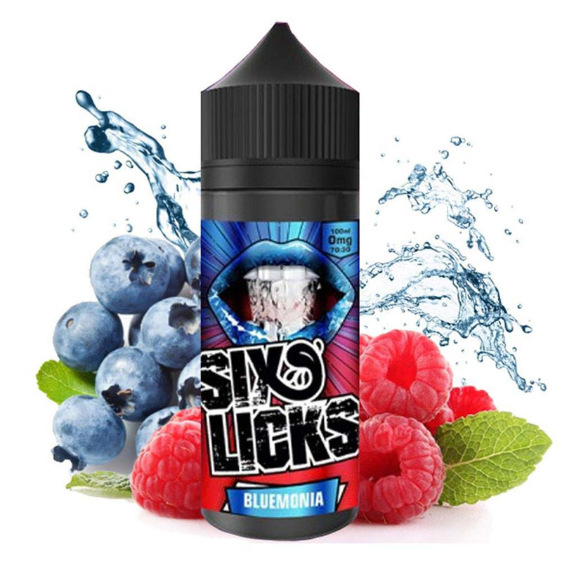 Six Licks Bluemonia E-Liquid Short Fill 50ml