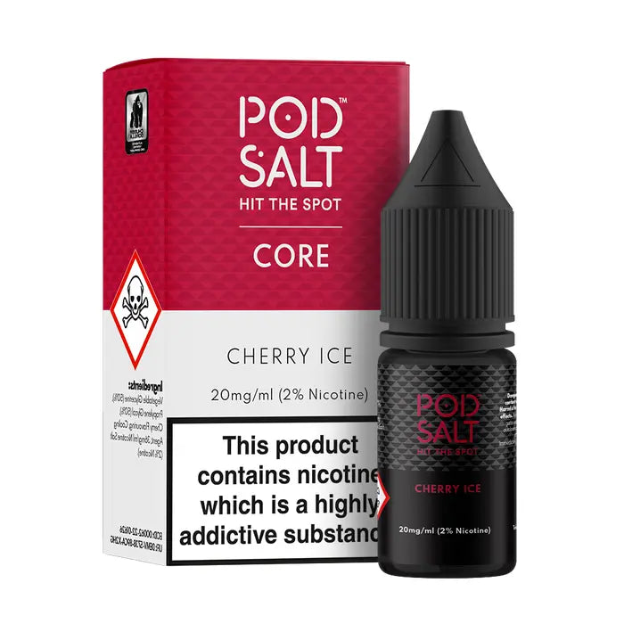 POD SALT CHERRY ICE 10ML NICOTINE SALT E-LIQUID (EN)