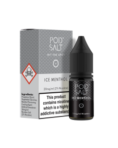 POD SALT ICE MENTHOL 10ML NICOTINE SALT E-LIQUID (EN)