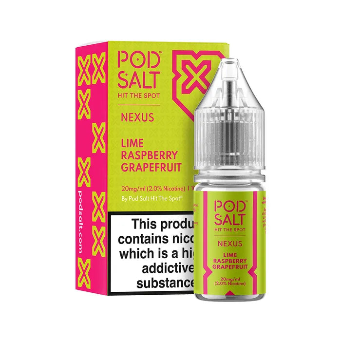 NEXUS LIME RASPBERRY GRAPEFRUIT 10ML NICOTINE SALT E-LIQUID