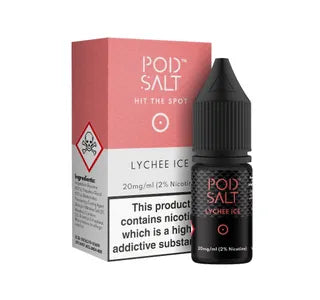 POD SALT Lychee ICE 10ML NICOTINE SALT E-LIQUID (EN)