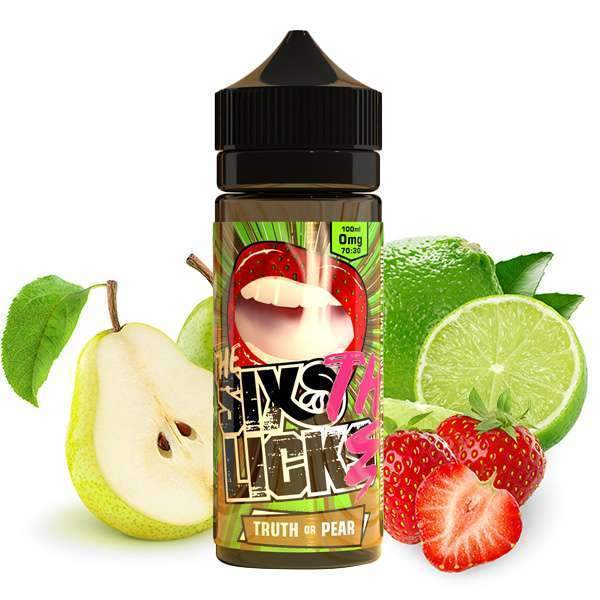 Six Licks Truth or Pear E-Liquid Short Fill 100ml