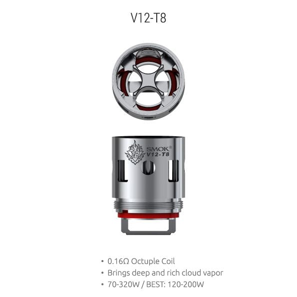 Smok TFV12 Coils for Cloud Beast King Tank – Pack of 3