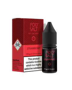 POD SALT STRAWBERRY 10ML NICOTINE SALT E-LIQUID (EN)