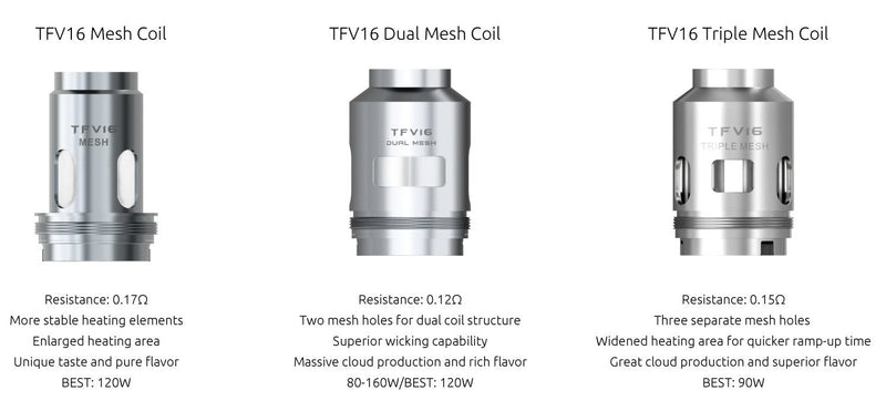 Smok TFV16 Coils – Pack of 3